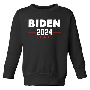 2024 Democrat Reelect Joe Biden Kamala Harris Toddler Sweatshirt