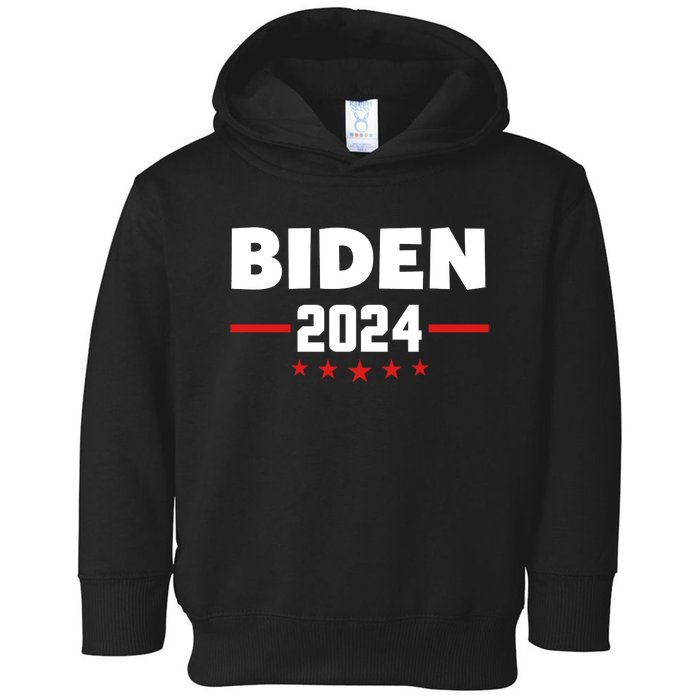 2024 Democrat Reelect Joe Biden Kamala Harris Toddler Hoodie