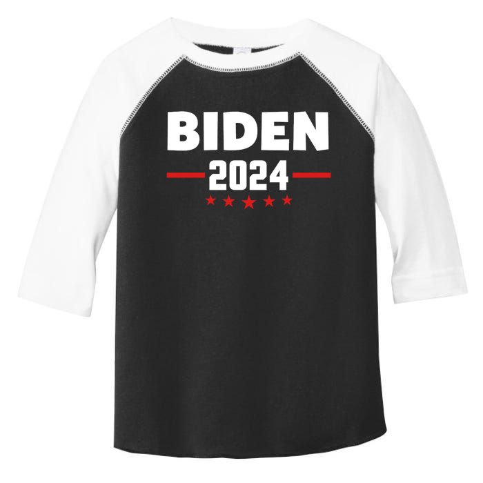 2024 Democrat Reelect Joe Biden Kamala Harris Toddler Fine Jersey T-Shirt