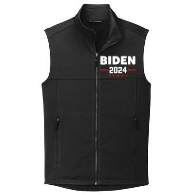 2024 Democrat Reelect Joe Biden Kamala Harris Collective Smooth Fleece Vest