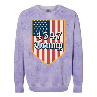 2024 Donald Trump Take America Back Election The Return Gift Colorblast Crewneck Sweatshirt