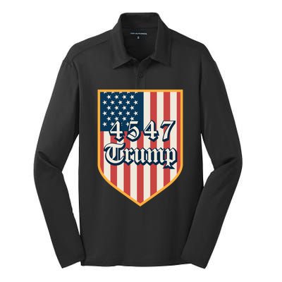 2024 Donald Trump Take America Back Election The Return Gift Silk Touch Performance Long Sleeve Polo