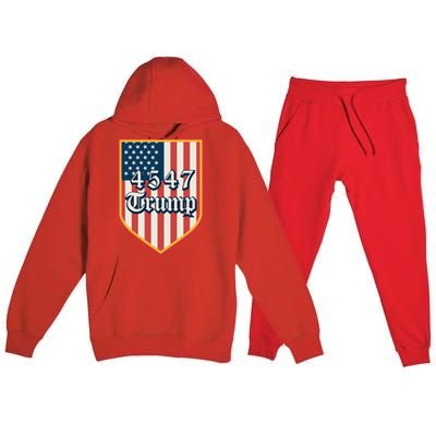 2024 Donald Trump Take America Back Election The Return Gift Premium Hooded Sweatsuit Set