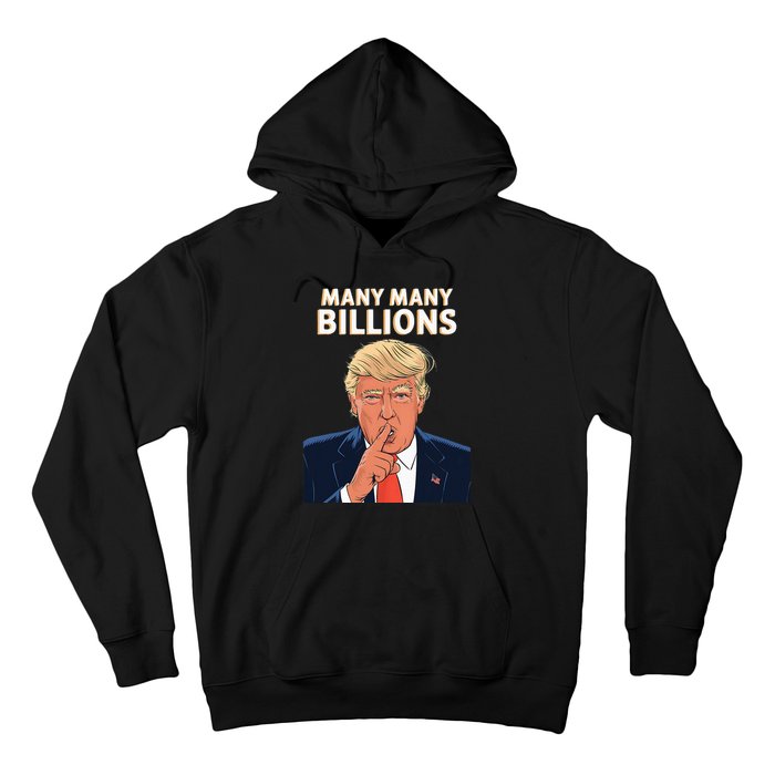 2024 Debate Trump Many Many Billions Hoodie