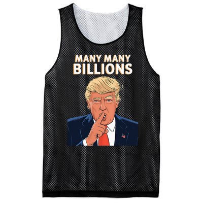 2024 Debate Trump Many Many Billions Mesh Reversible Basketball Jersey Tank