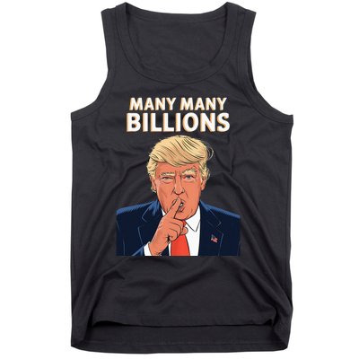 2024 Debate Trump Many Many Billions Tank Top