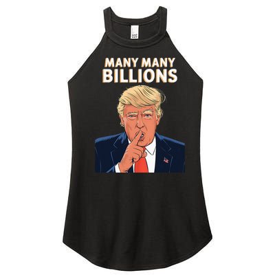 2024 Debate Trump Many Many Billions Women’s Perfect Tri Rocker Tank