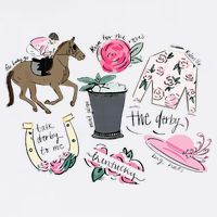 2024 Derby Vibes Horse Racing Horse Race Horse Lover Women Bucket Hat