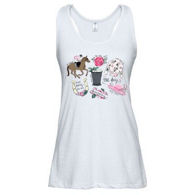 2024 Derby Vibes Horse Racing Horse Race Horse Lover Women Ladies Essential Flowy Tank