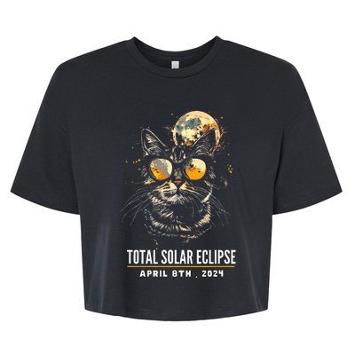 2024 Eclipse  8 April 2024 Eclipse Bella+Canvas Jersey Crop Tee