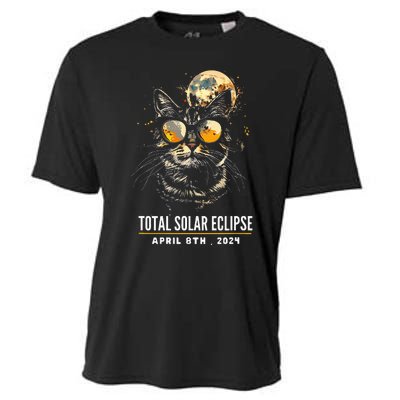 2024 Eclipse  8 April 2024 Eclipse Cooling Performance Crew T-Shirt