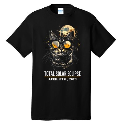 2024 Eclipse  8 April 2024 Eclipse Tall T-Shirt