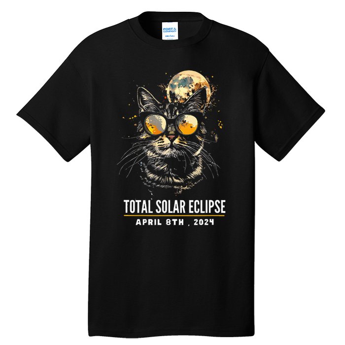 2024 Eclipse  8 April 2024 Eclipse Tall T-Shirt