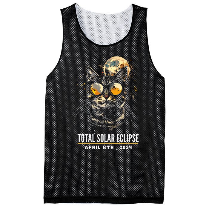 2024 Eclipse  8 April 2024 Eclipse Mesh Reversible Basketball Jersey Tank