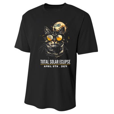 2024 Eclipse  8 April 2024 Eclipse Performance Sprint T-Shirt