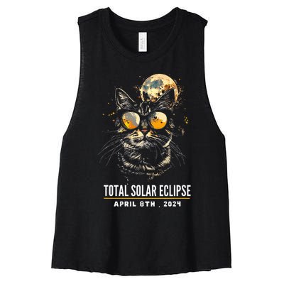 2024 Eclipse  8 April 2024 Eclipse Women's Racerback Cropped Tank