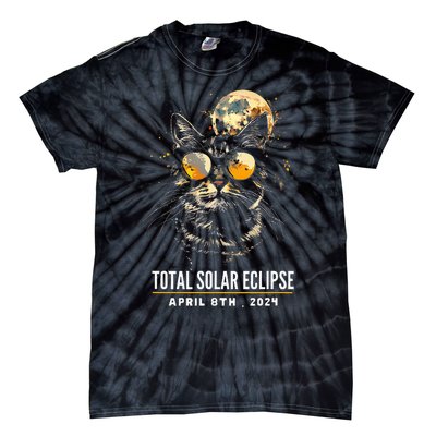 2024 Eclipse  8 April 2024 Eclipse Tie-Dye T-Shirt