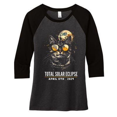 2024 Eclipse  8 April 2024 Eclipse Women's Tri-Blend 3/4-Sleeve Raglan Shirt