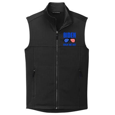 2024 Election Biden 2024 Bruh We Out Funny Joe Biden Collective Smooth Fleece Vest