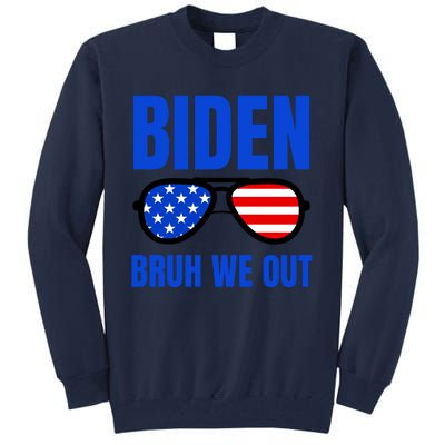 2024 Election Biden 2024 Bruh We Out Funny Joe Biden Tall Sweatshirt