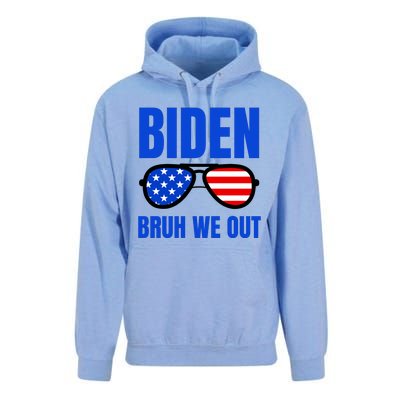 2024 Election Biden 2024 Bruh We Out Funny Joe Biden Unisex Surf Hoodie