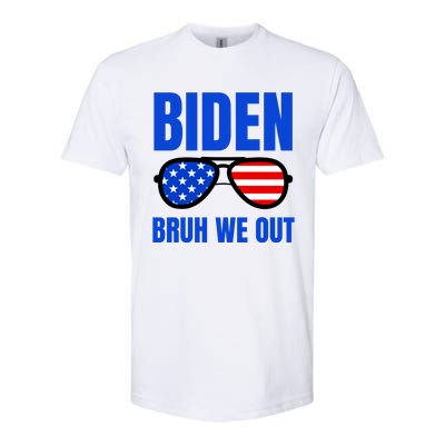 2024 Election Biden 2024 Bruh We Out Funny Joe Biden Softstyle CVC T-Shirt