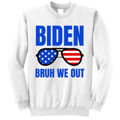 2024 Election Biden 2024 Bruh We Out Funny Joe Biden Sweatshirt