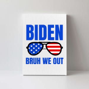 2024 Election Biden 2024 Bruh We Out Funny Joe Biden Canvas