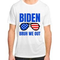 2024 Election Biden 2024 Bruh We Out Funny Joe Biden Adult ChromaSoft Performance T-Shirt