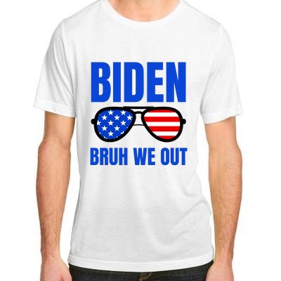 2024 Election Biden 2024 Bruh We Out Funny Joe Biden Adult ChromaSoft Performance T-Shirt