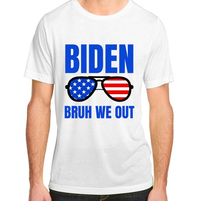 2024 Election Biden 2024 Bruh We Out Funny Joe Biden Adult ChromaSoft Performance T-Shirt