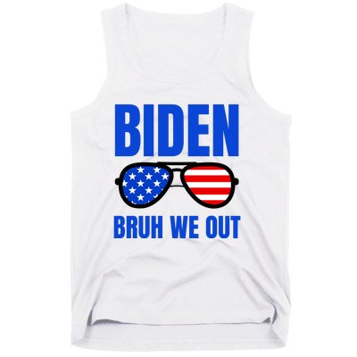 2024 Election Biden 2024 Bruh We Out Funny Joe Biden Tank Top