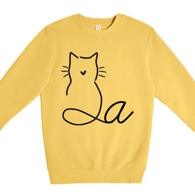 2024 Election Cat Premium Crewneck Sweatshirt