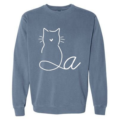 2024 Election Cat Garment-Dyed Sweatshirt