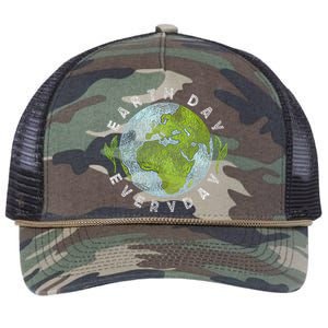 2024 Earth Day Every Day Planet 54 Anniversary Retro Rope Trucker Hat Cap