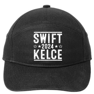 2024 Election Democrat Republican Swifty Fan Concert Party 7-Panel Snapback Hat