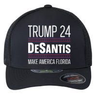 2024 Election Desantis Trump Make America Florida Flexfit Unipanel Trucker Cap