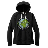 2024 Earth Day Every Day Planet 54 Anniversary Women's Fleece Hoodie