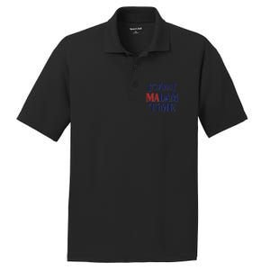 2024 Election Democrat ItS About Madam Time Cool Gift PosiCharge RacerMesh Polo