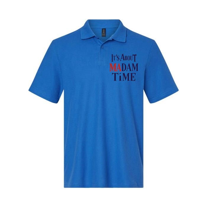 2024 Election Democrat ItS About Madam Time Cool Gift Softstyle Adult Sport Polo