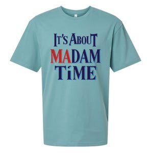 2024 Election Democrat ItS About Madam Time Cool Gift Sueded Cloud Jersey T-Shirt