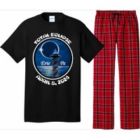 2024 Eclipse Erie Pa Tower Lake Ere April Path Of Totality Pajama Set