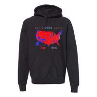 2024 Electoral Map Trump 312 Red 2024 Election Results Map Premium Hoodie