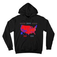 2024 Electoral Map Trump 312 Red 2024 Election Results Map Tall Hoodie