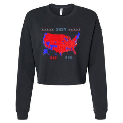 2024 Electoral Map Trump 312 Red 2024 Election Results Map Cropped Pullover Crew