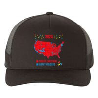 2024 Electoral Map Merry Christmas Trump Landslide Holiday Yupoong Adult 5-Panel Trucker Hat