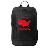 2024 Electoral Map Merry Christmas Trump Landslide Holiday City Backpack