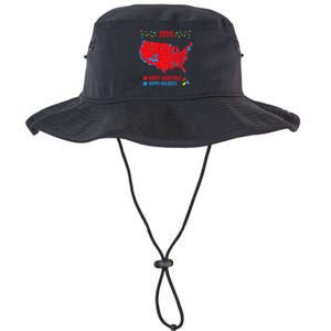 2024 Electoral Map Merry Christmas Trump Landslide Holiday Legacy Cool Fit Booney Bucket Hat