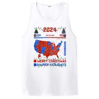 2024 Electoral Map Merry Christmas Trump Landslide Holiday PosiCharge Competitor Tank