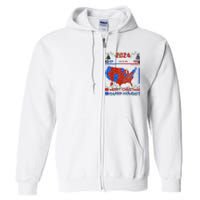 2024 Electoral Map Merry Christmas Trump Landslide Holiday Full Zip Hoodie